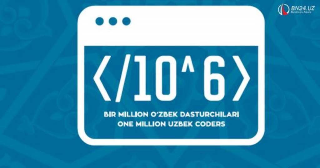 1 million dasturchi. Bir million dasturchi. Uzbek Coders. Bir million Uzbek Coders. Bir million o'zbek dasturchilari.