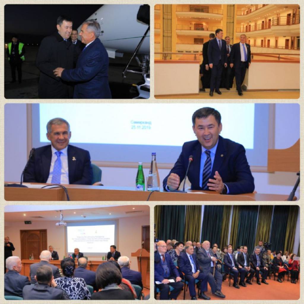 Татаристон Президенти юртимизга ташрифини Самарқанддан бошлади