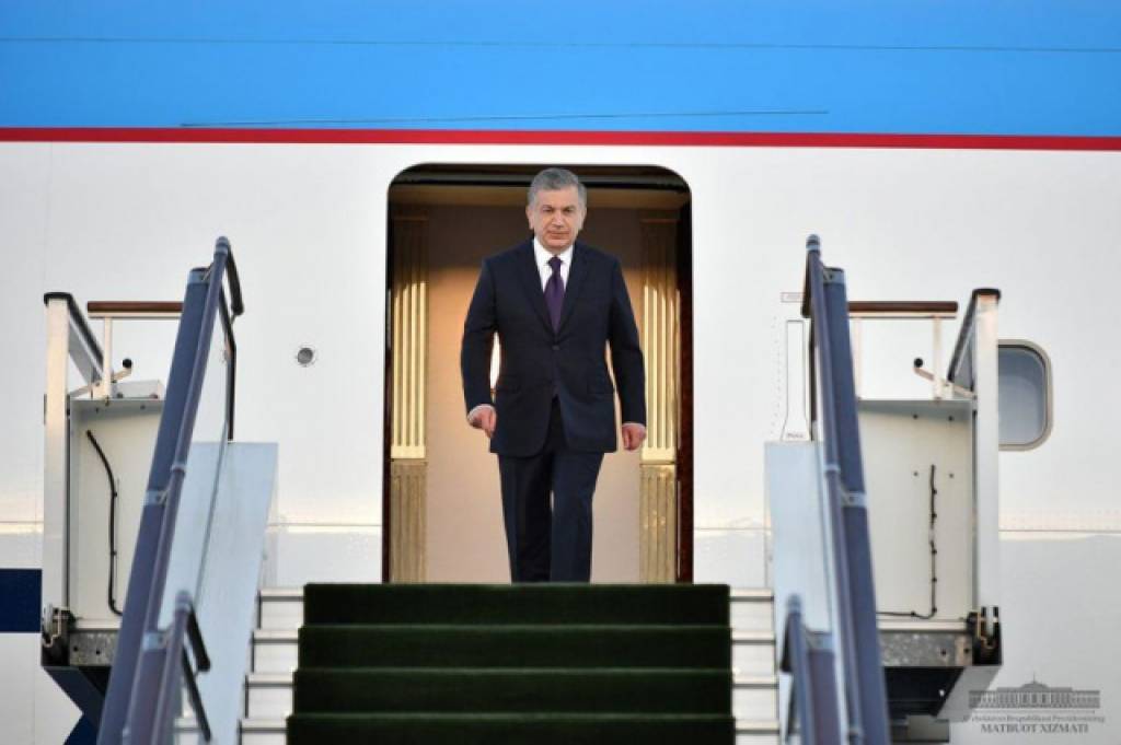 President returns to Tashkent
