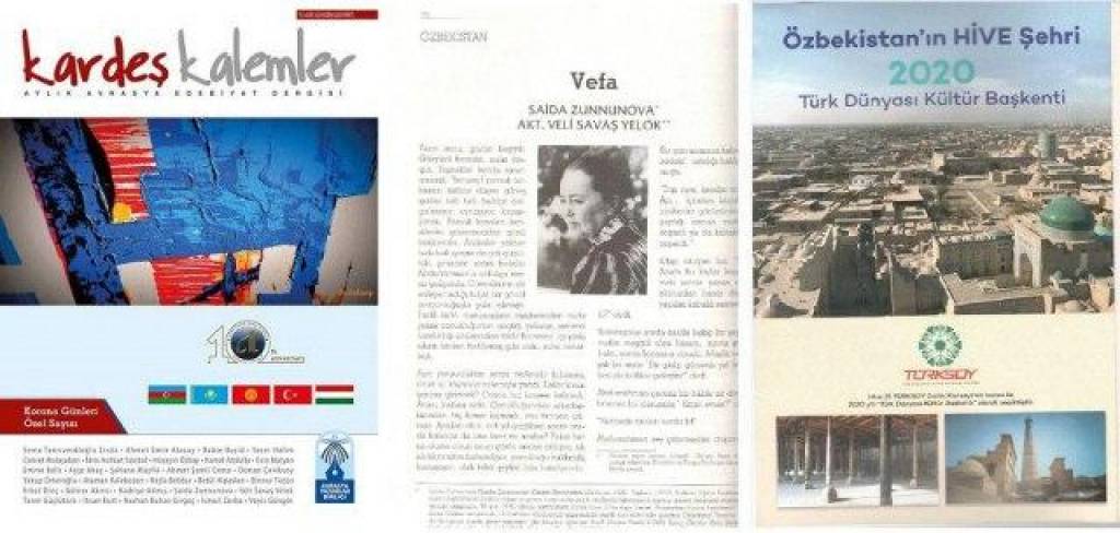 Saida Zunnunova’s works studied in Turkey