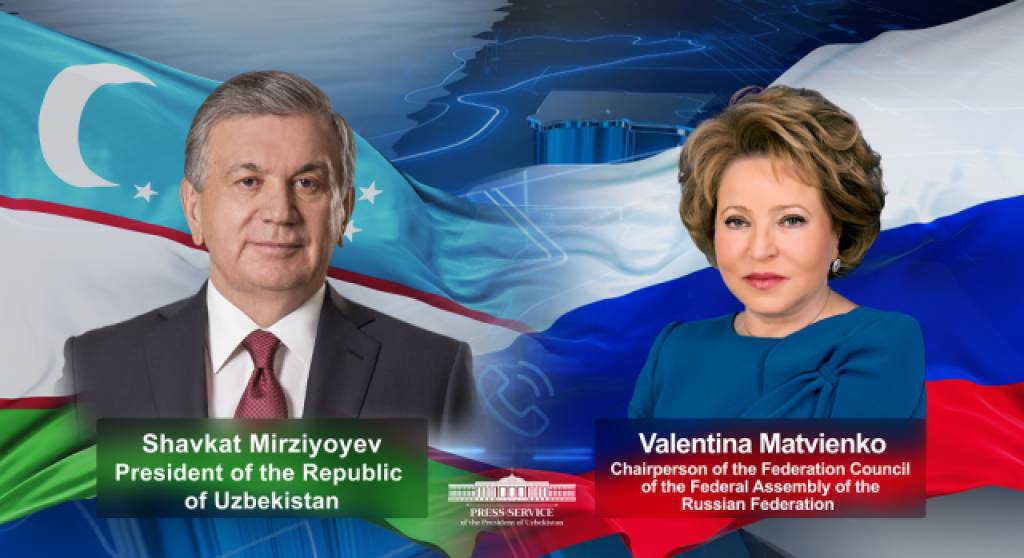 Telephone talk with Valentina Matviyenko