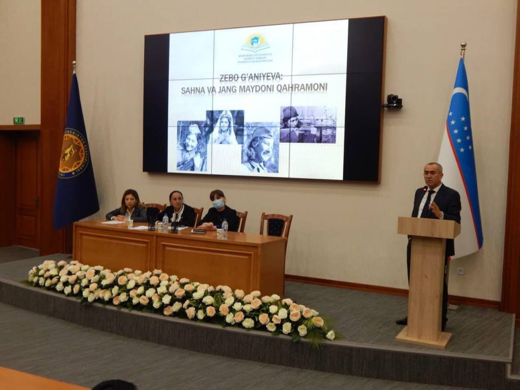 Zebo G‘aniyeva – sahna va jang maydoni qahramoni