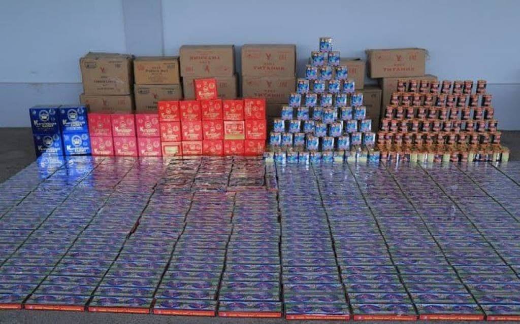 Изъято пиротехники на 226 миллионов сумов