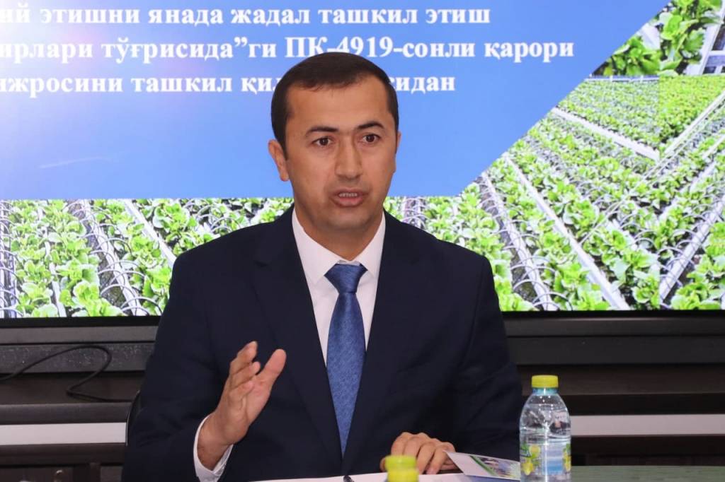 Тежамкор суғориш технологиялари янада кенг жорий этилади