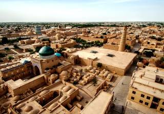 وصول الوفد الكازاخي إلى مدينة خيوا