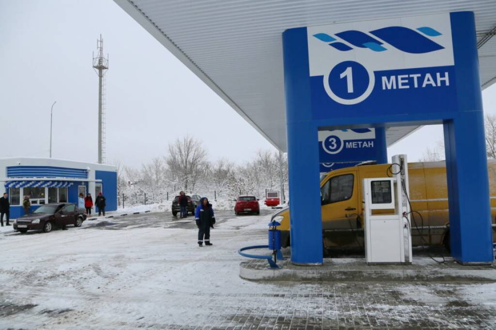 Карта газовые заправки метан