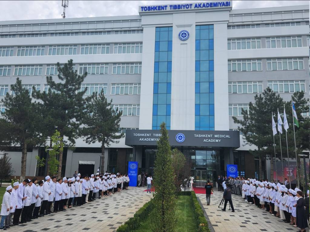 Toshkent tibbiyot akademiyasining yangi bosh o‘quv binosi foydalanishga topshirildi