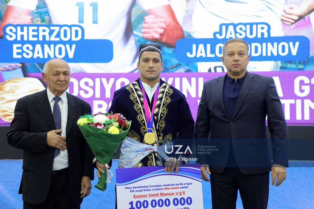 Osiyo o‘yinlari g‘olib va sovrindorlari taqdirlandi