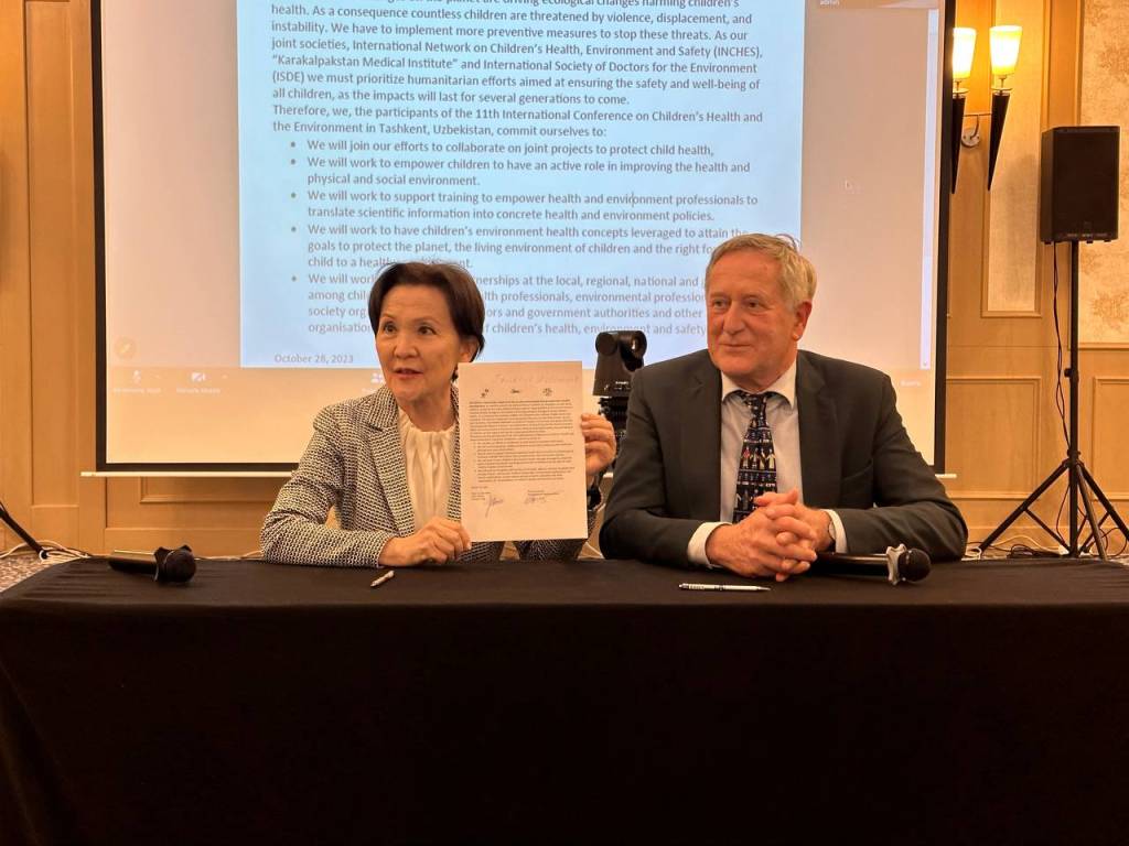 Орал Атаниязова: ҳар бир бола соғлом ҳаёт кечириш ҳуқуқига эга (+видео)