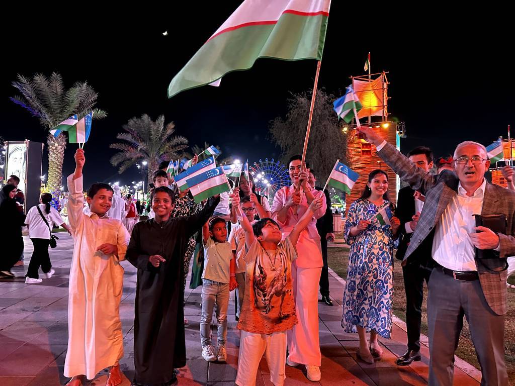 Uzbekistan Flag Day is celebrated at the Sheikh Zayed Festival
