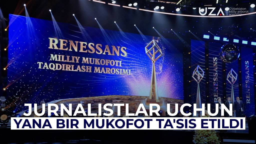 “Renessans” milliy mukofoti sovrindorlari aniqlandi (+video)
