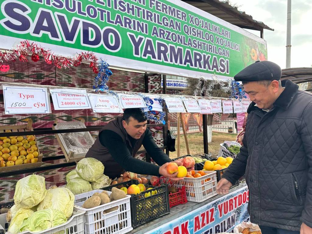 Yangi yil yarmarkalari aholi dasturxoniga (+video)