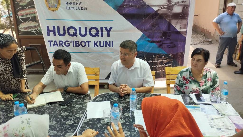 “Adliya kuni” tadbirida muammolar bartaraf etilmoqda