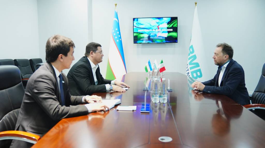 “BMB HOLDING” rahbari Italiya elchisi bilan uchrashdi