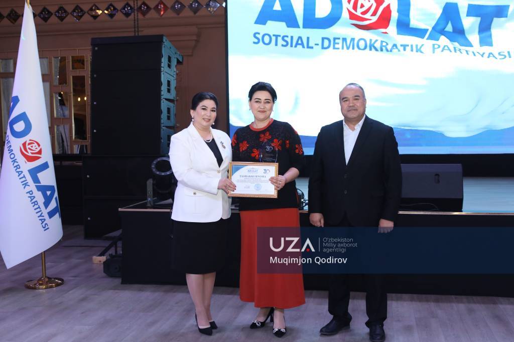 O‘zbekiston “Adolat” partiyasi 30 yoshda
