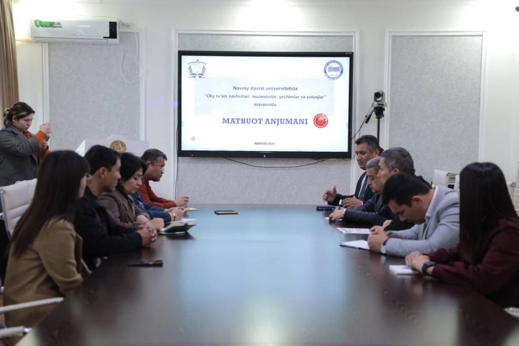 Матбуот анжумани олий таълимдаги ислоҳотларга бағишланди
