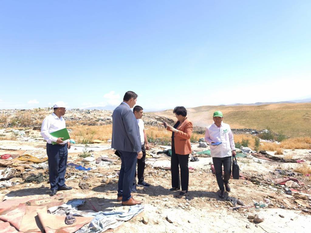 Chiqindi poligoni faoliyati o‘rganildi