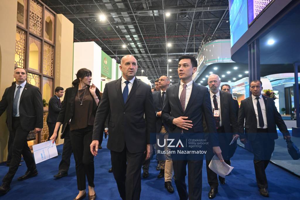 Болгария Президенти Тошкентдаги Миллий маҳсулотлар кўргазмасига ташриф буюрди