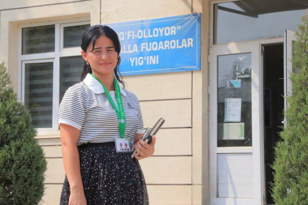 Mahalladagi ijtimoiy xodim yana bir insonni hayotga moslashtirdi