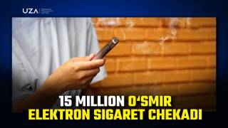 15 миллион ўсмир электрон сигарет чекади