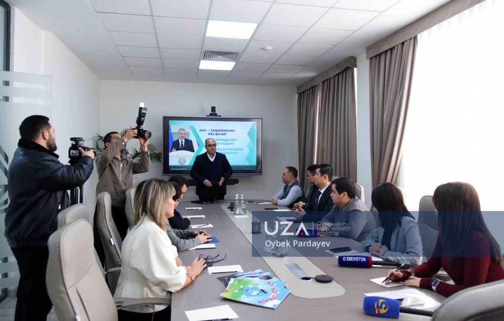 “Qodiriya” suv tozalash inshootiga press-tur