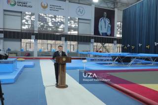 Гимнастика маркази фойдаланишга топширилди