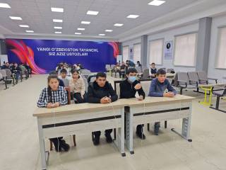 Ёшлар ўртасида Интеллектуал олимпиада бўлиб ўтмоқда