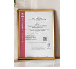 “BMB Agro” халқаро сертификатга сазовор бўлди