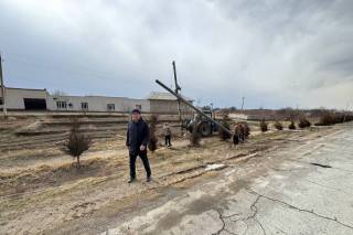 Қўшработда рўй берган кучли шамол ва ёмғир оқибатлари бартараф этилмоқда