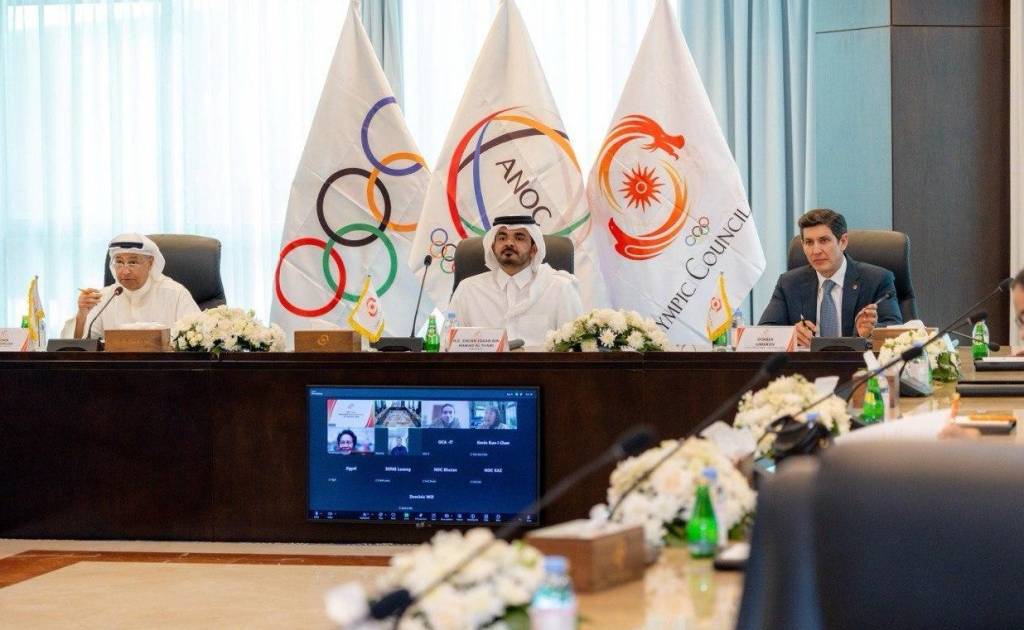 Миллий олимпия қўмитаси мутасаддилари ОСА йиғилишида иштирок этди