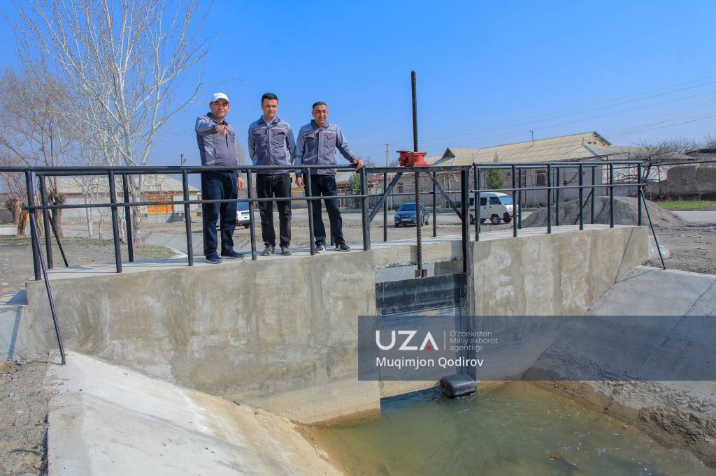 В Кувасае забетонирован канал Эски Найман