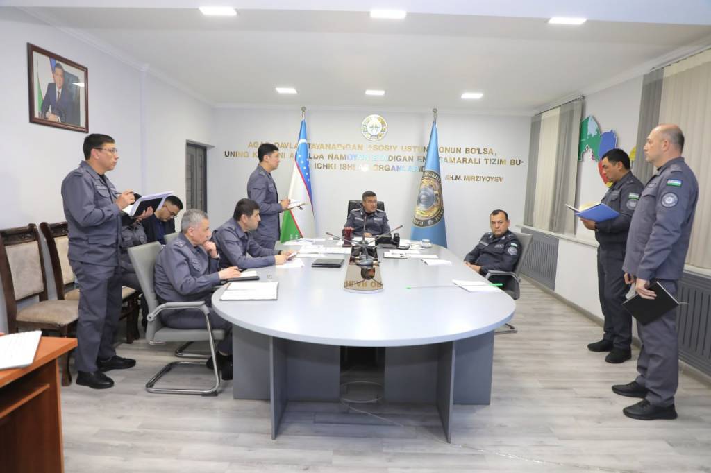 Министр внутренних дел ознакомился с работой по созданию безопасной среды в Чиланзарском районе