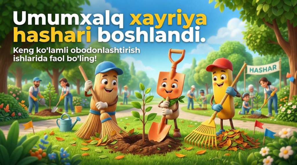 Юртимизда умумхалқ ҳашари бошланди