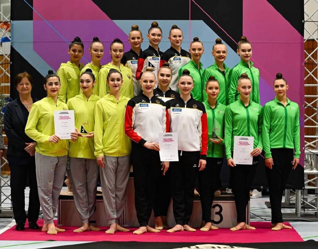 Yosh badiiy gimnastikachilarimiz Germaniyada sovrinli o‘rinlarni egalladi