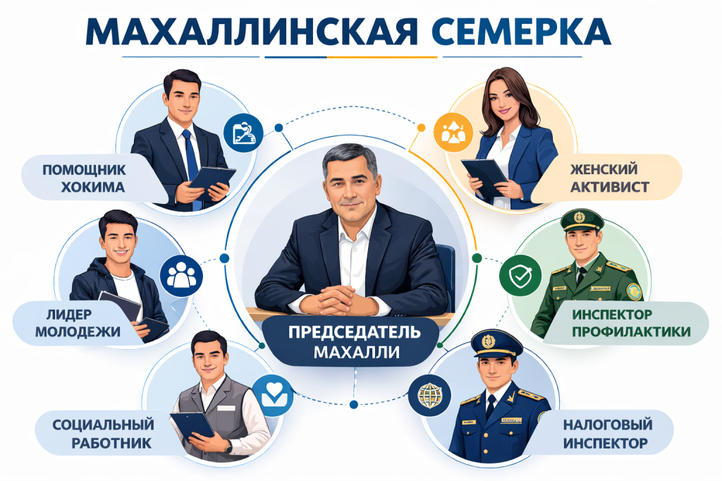 Председатель махалли и «махаллинская семерка»: единый механизм решения вопросов населения