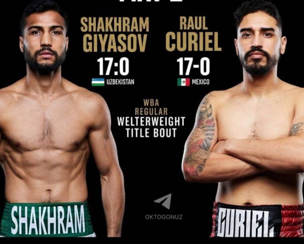 Shaxram G‘iyosovning raqibi va jang sanasi e’lon qilindi