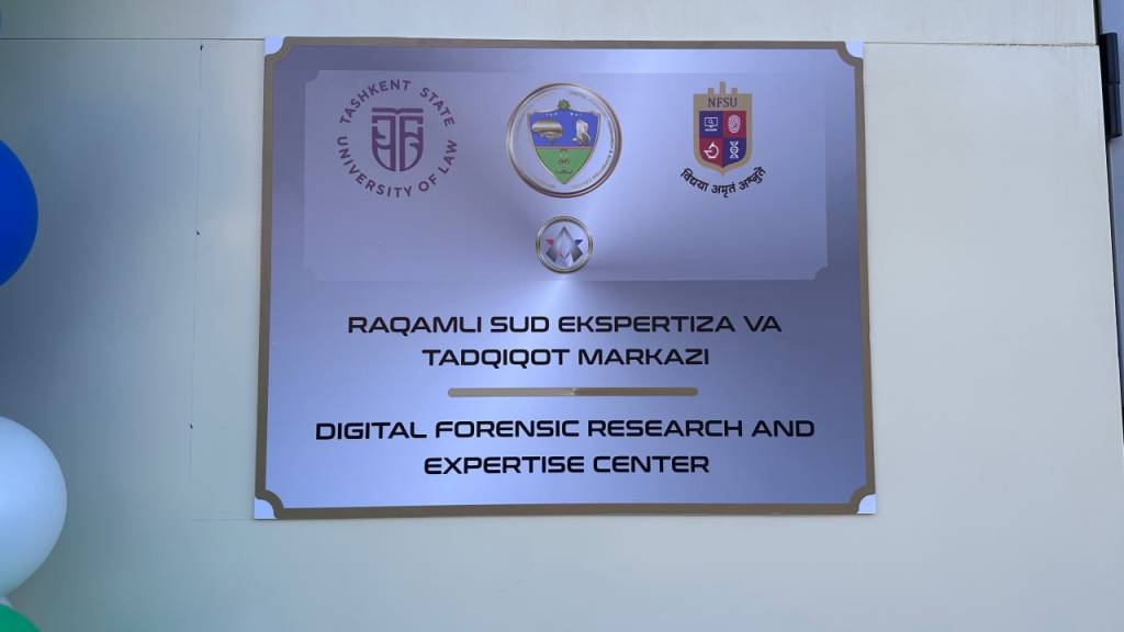 O‘zbekistonda Raqamli sud ekspertizasi va tadqiqot markazi faoliyati yo‘lga qo‘yildi