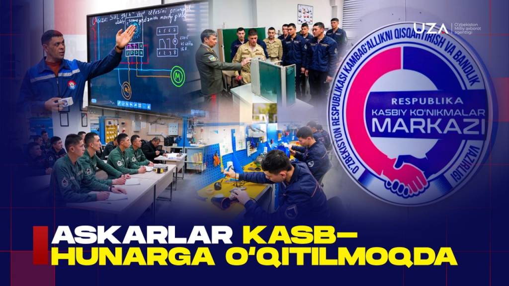 Askarlar kasb-hunarga o‘qitilmoqda (+video)