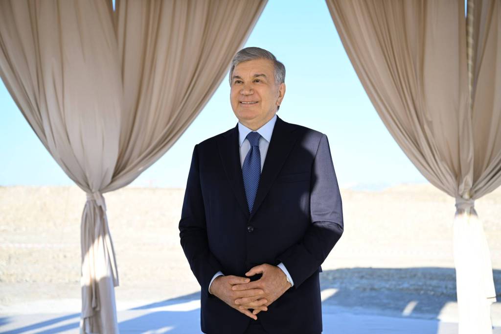 The President reviewed the project of a musical fountain in New Tashkent