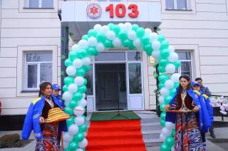 Самарқандда янги тез тиббий ёрдам бинолари фойдаланишга топширилди