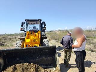 Қумқўрғонлик қум кушандаси ушланди