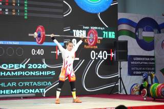 Оғир атлетика: Ўзбекистон рекорди янгиланди