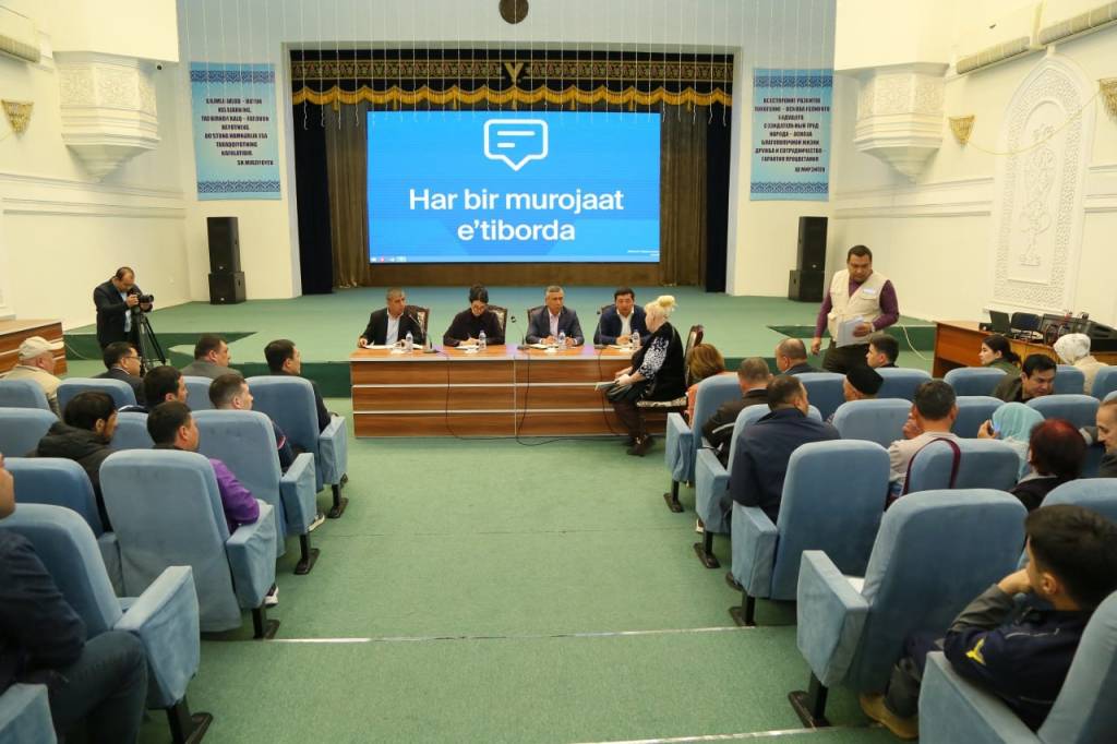 Mas’ullar aholi va tadbirkorlar bilan ochiq muloqot o‘tkazdi