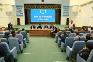 Масъуллар аҳоли ва тадбиркорлар билан очиқ мулоқот ўтказди