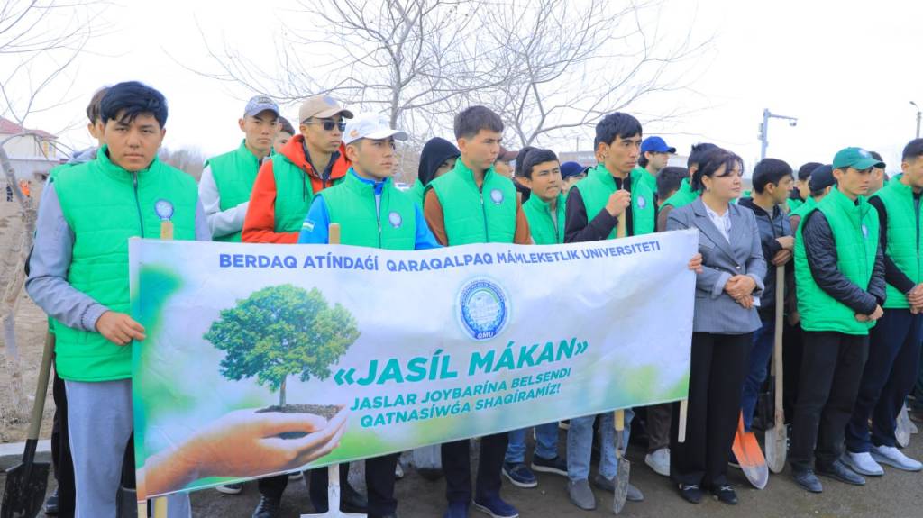 “Яшил макон”: талабалар фаоллик кўрсатди