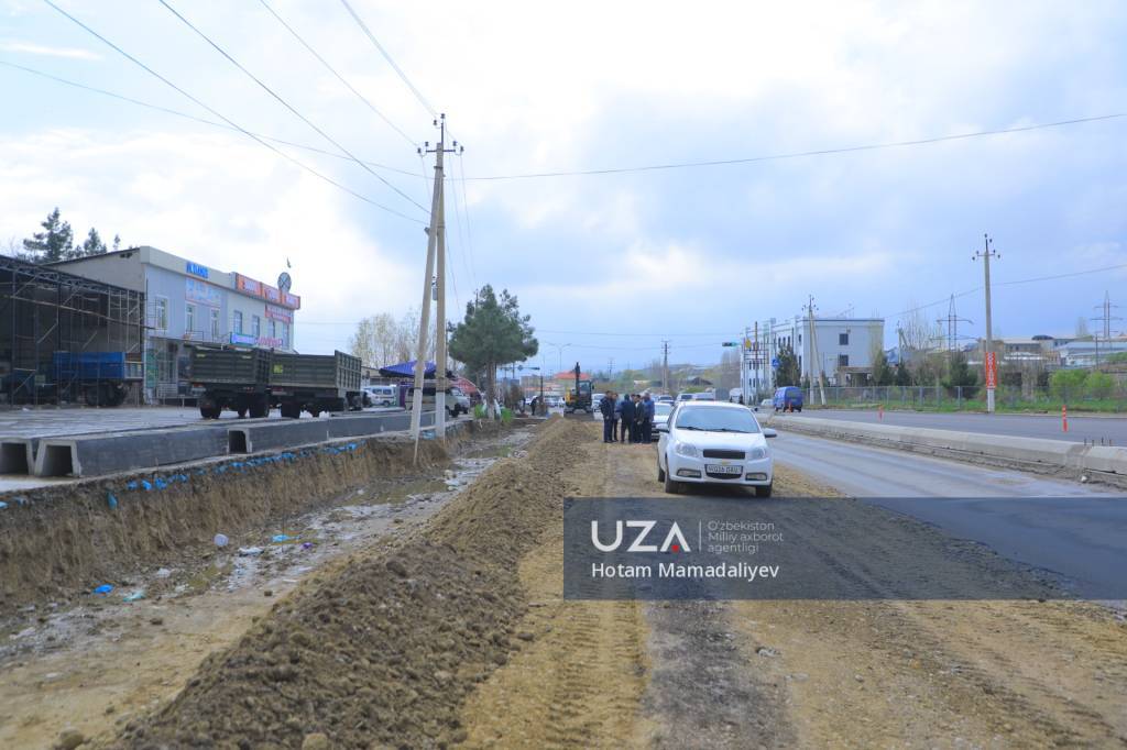 Йўл реконструкция қилинмоқда