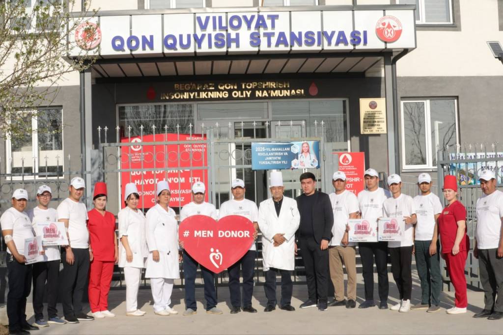 Ёшлар беғараз донорлик акциясида иштирок этишди