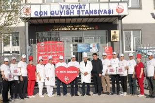 Ёшлар беғараз донорлик акциясида иштирок этишди