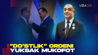 Мен учун ўзбек ва тожик халқлари ўртасидаги дўстлик абадий қадриятдир – “Дўстлик” ордени соҳиби (+видео)