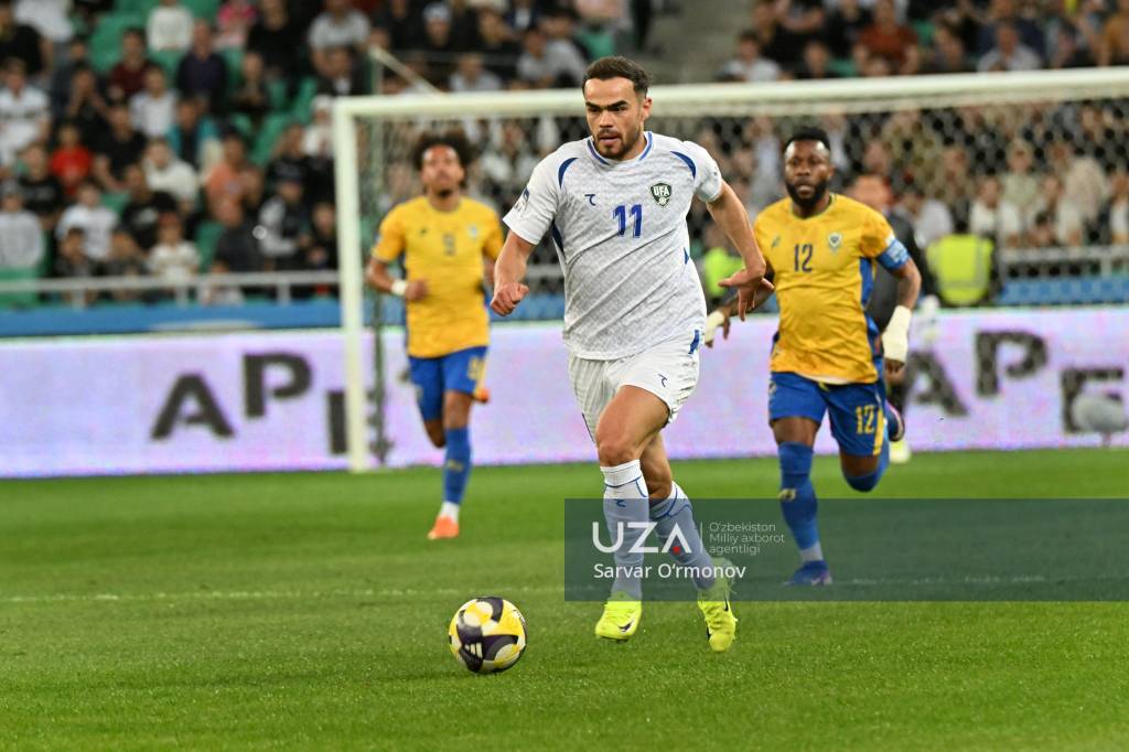 O‘zbekiston – Gabon uchrashuvidan fotoreportaj